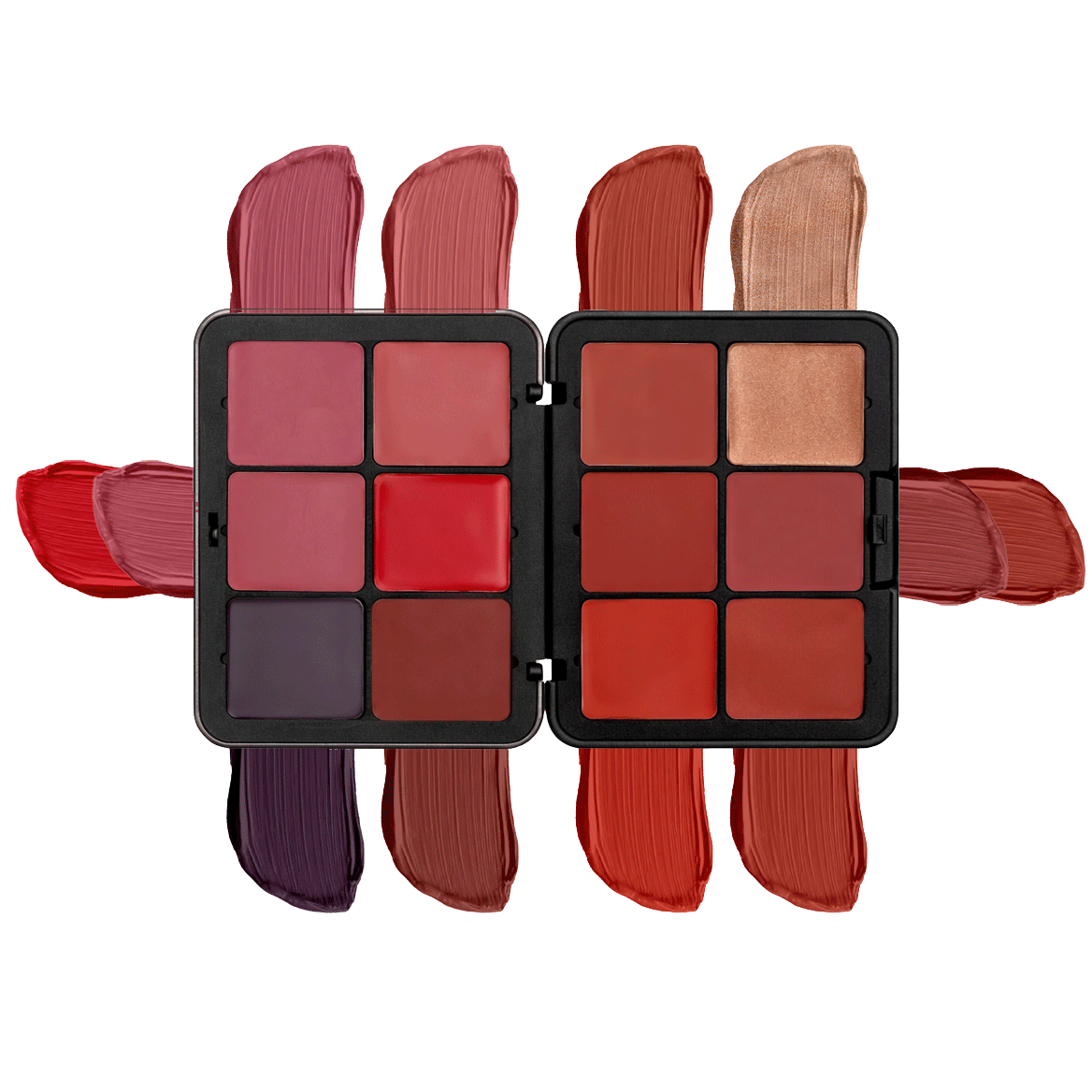 12 Cream Lip & Blusher Palette